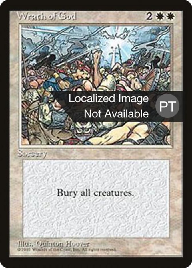 Wrath of God [Fourth Edition (Foreign Black Border)] | Good Games Morley