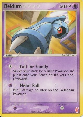 Beldum (1/12) [EX: Trainer Kit 2 - Plusle] | Good Games Morley