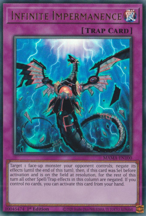 Infinite Impermanence [MAMA-EN100] Ultra Rare | Good Games Morley