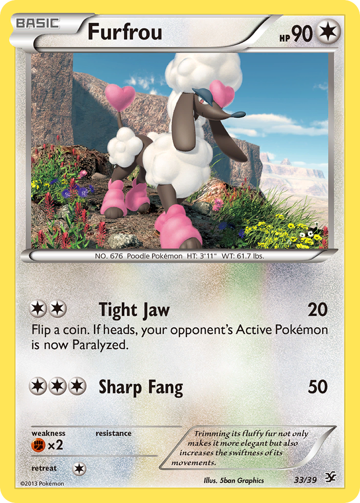 Furfrou (33/39) [XY: Kalos Starter Set] | Good Games Morley