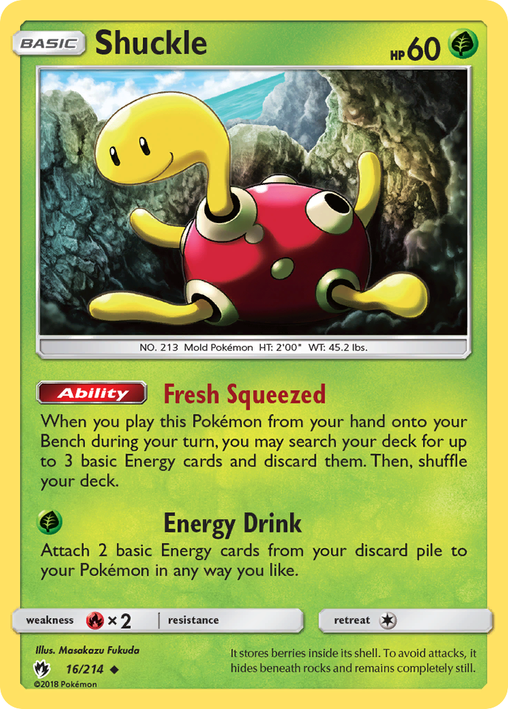 Shuckle (16/214) [Sun & Moon: Lost Thunder] | Good Games Morley