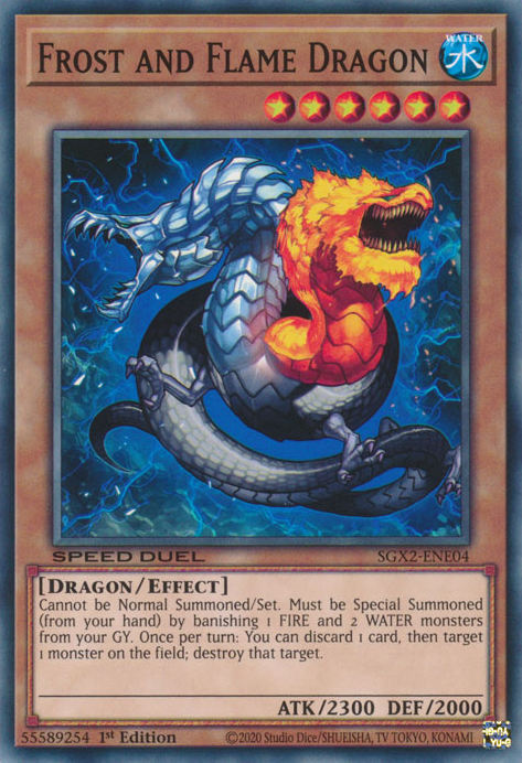Frost and Flame Dragon [SGX2-ENE04] Common | Good Games Morley