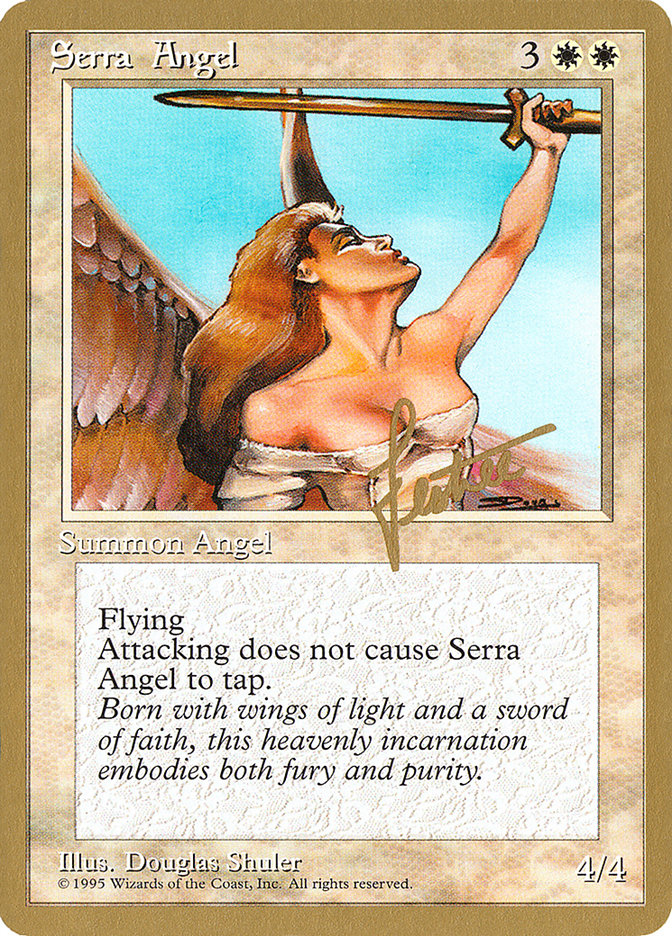 Serra Angel (Bertrand Lestree) [Pro Tour Collector Set] | Good Games Morley