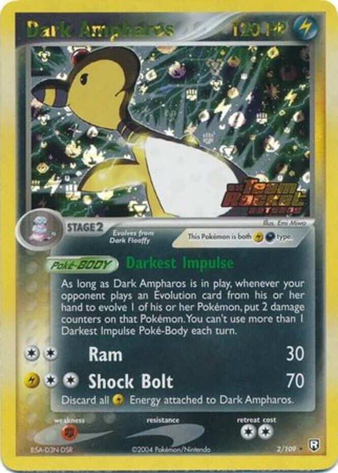 Dark Ampharos (2/109) (Stamped) [EX: Team Rocket Returns] | Good Games Morley