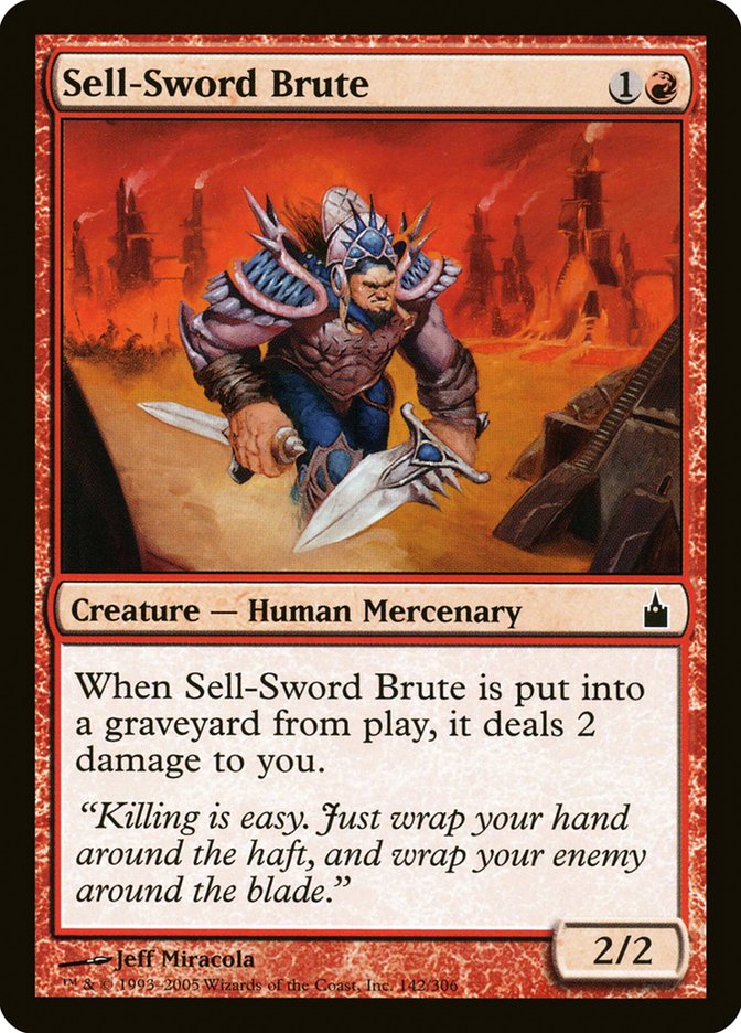 Sell-Sword Brute [Ravnica: City of Guilds] | Good Games Morley