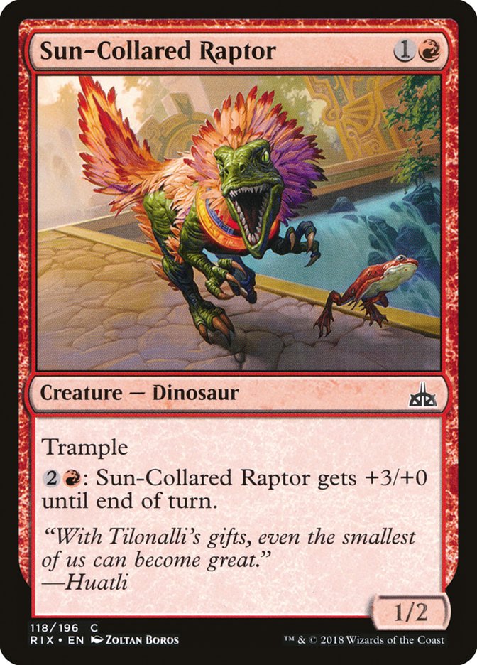 Sun-Collared Raptor [Rivals of Ixalan] | Good Games Morley