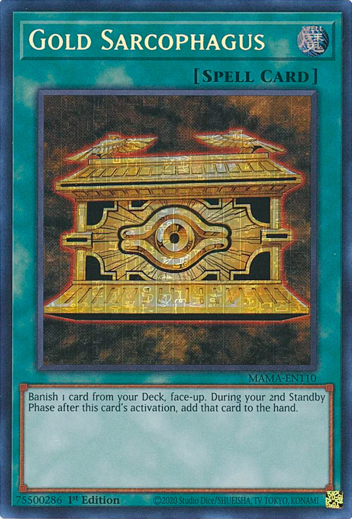 Gold Sarcophagus [MAMA-EN110] Ultra Pharaoh's Rare | Good Games Morley