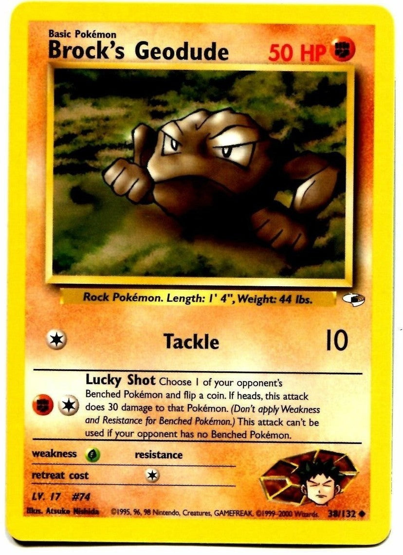 Brock's Geodude (38/132) [Gym Heroes Unlimited] | Good Games Morley