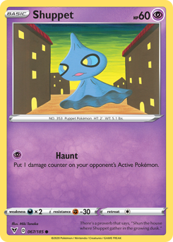 Shuppet (067/185) [Sword & Shield: Vivid Voltage] | Good Games Morley