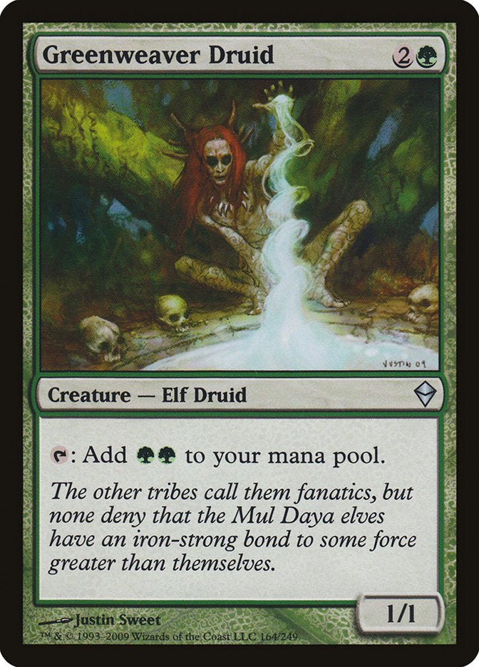 Greenweaver Druid [Zendikar] | Good Games Morley
