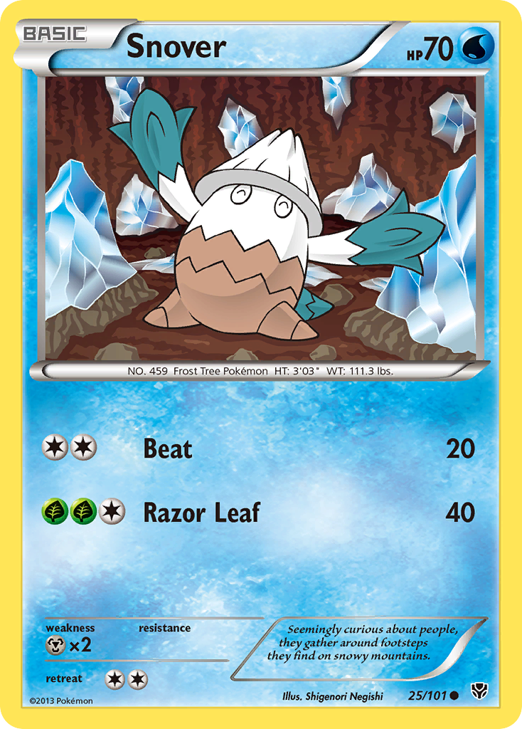 Snover (25/101) [Black & White: Plasma Blast] | Good Games Morley