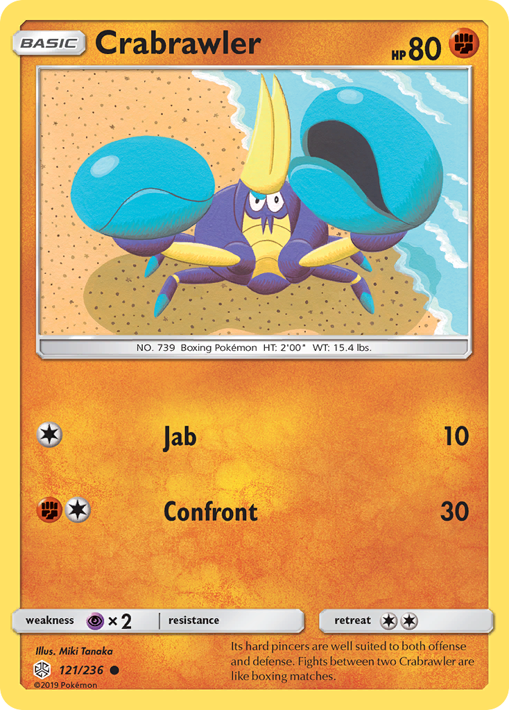 Crabrawler (121/236) [Sun & Moon: Cosmic Eclipse] | Good Games Morley