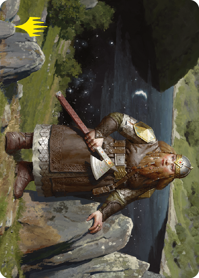 Mirrormere Guardian Art Card (Gold-Stamped Signature) [The Lord of the Rings: Tales of Middle-earth Art Series] | Good Games Morley