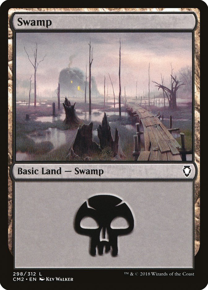 Swamp (298) [Commander Anthology Volume II] | Good Games Morley