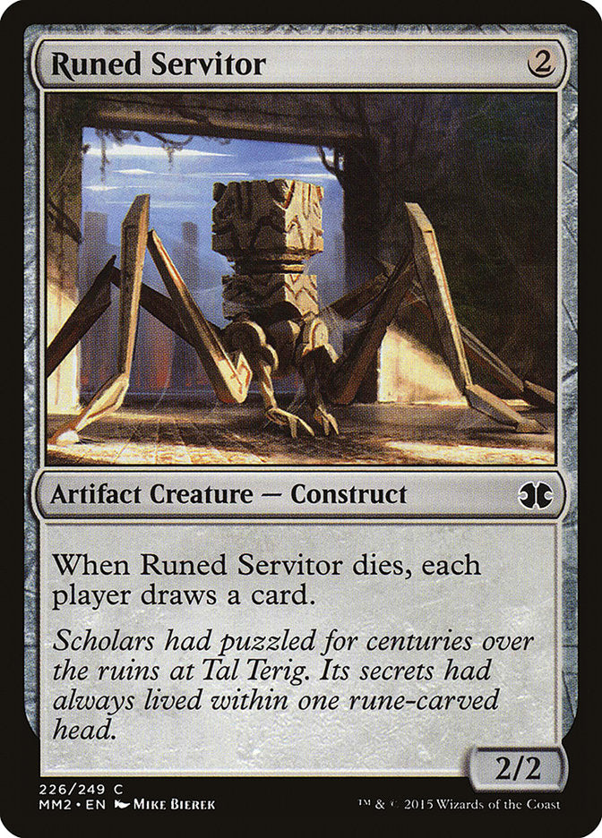 Runed Servitor [Modern Masters 2015] | Good Games Morley