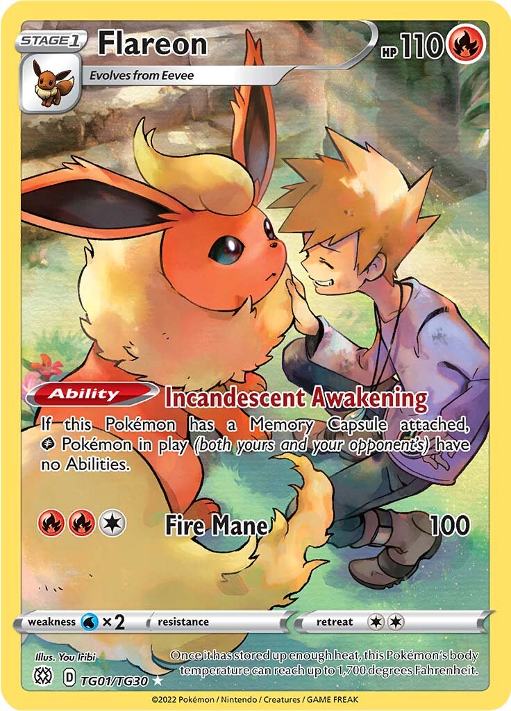 Flareon (TG01/TG30) [Sword & Shield: Brilliant Stars] | Good Games Morley