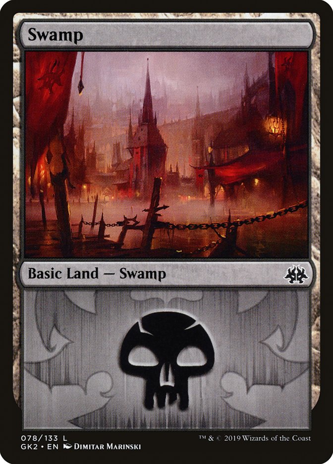 Swamp (78) [Ravnica Allegiance Guild Kit] | Good Games Morley