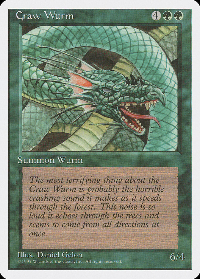 Craw Wurm [Fourth Edition] | Good Games Morley