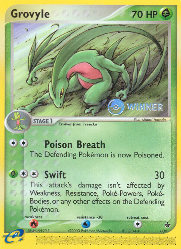 Grovyle (004) [Nintendo: Black Star Promos] | Good Games Morley