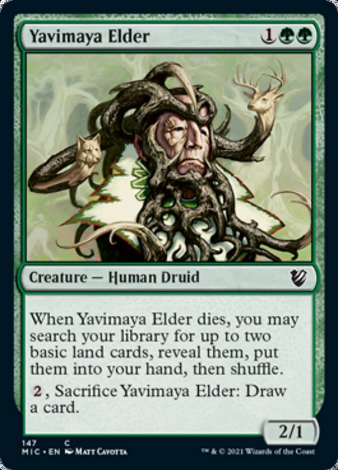 Yavimaya Elder [Innistrad: Midnight Hunt Commander] | Good Games Morley