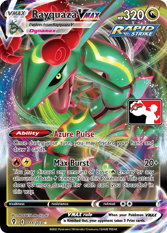 Rayquaza VMAX (111/203) [Prize Pack Series One] | Good Games Morley