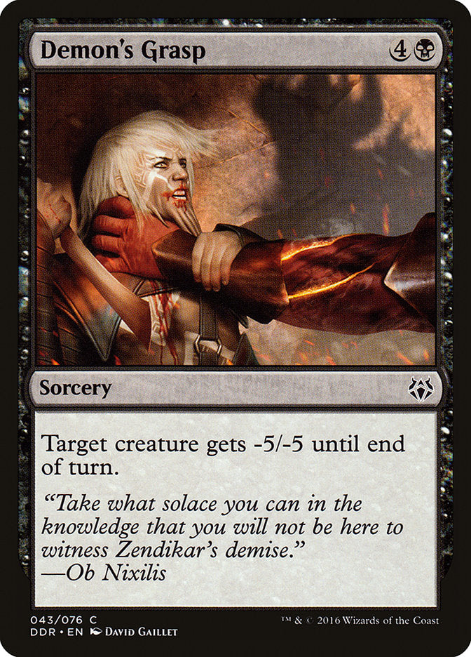 Demon's Grasp [Duel Decks: Nissa vs. Ob Nixilis] | Good Games Morley