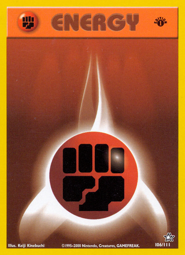 Fighting Energy (106/111) [Neo Genesis 1st Edition] | Good Games Morley