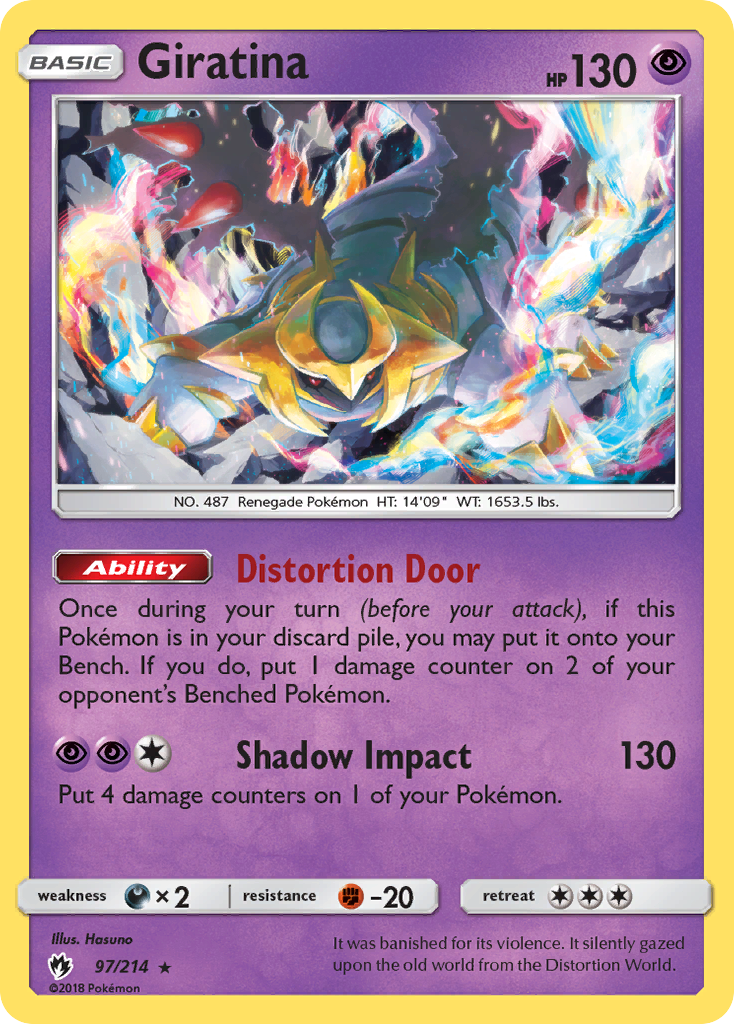 Giratina (97/214) [Sun & Moon: Lost Thunder] | Good Games Morley