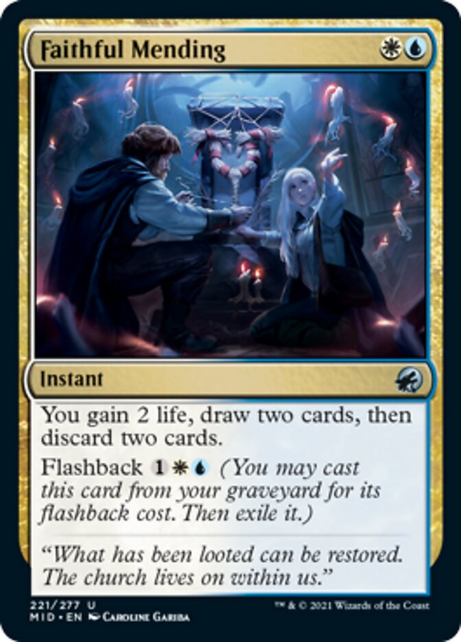 Faithful Mending [Innistrad: Midnight Hunt] | Good Games Morley