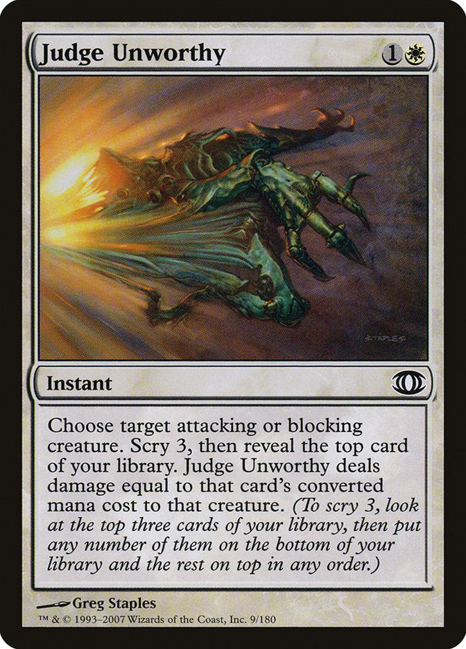 Judge Unworthy [Future Sight] | Good Games Morley