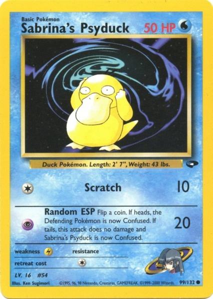 Sabrina's Psyduck (99/132) [Gym Challenge Unlimited] | Good Games Morley