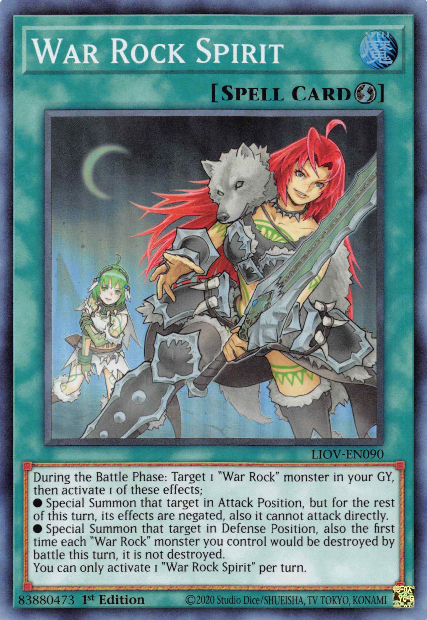 War Rock Spirit [LIOV-EN090] Super Rare | Good Games Morley