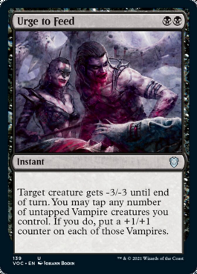 Urge to Feed [Innistrad: Crimson Vow Commander] | Good Games Morley