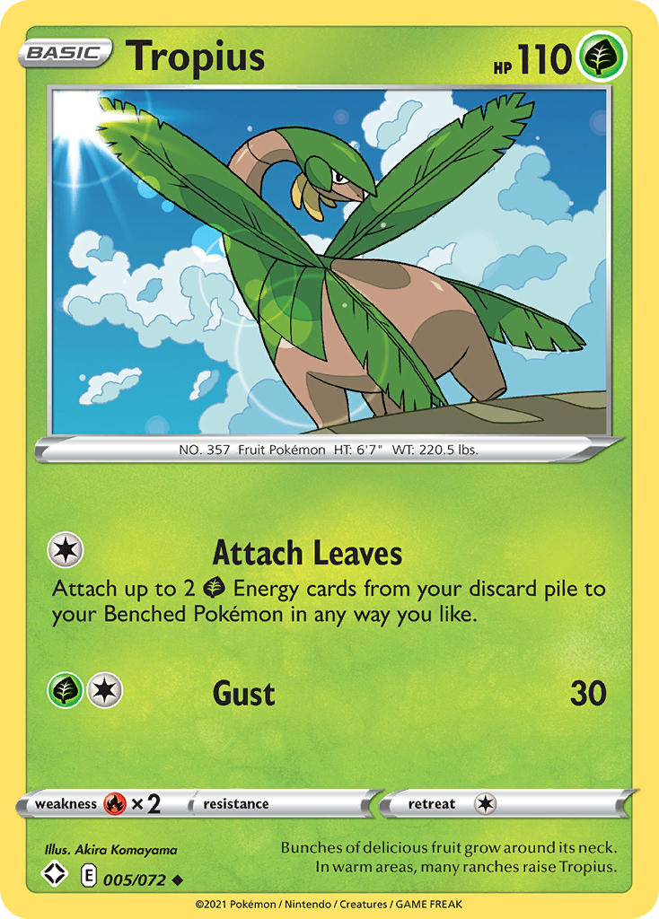 Tropius (005/072) [Sword & Shield: Shining Fates] | Good Games Morley
