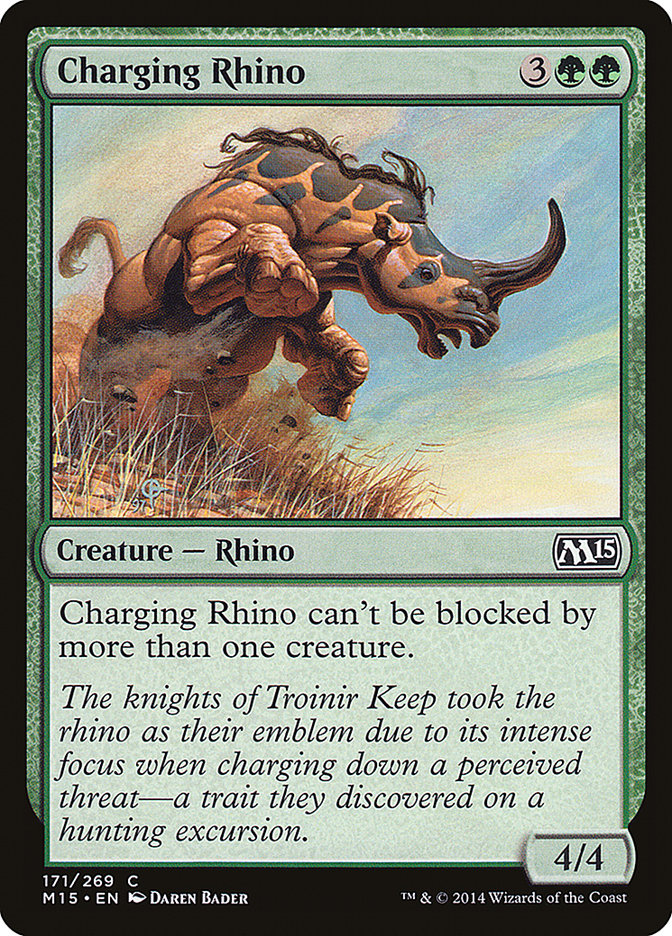 Charging Rhino [Magic 2015] | Good Games Morley