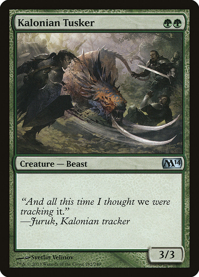 Kalonian Tusker [Magic 2014] | Good Games Morley