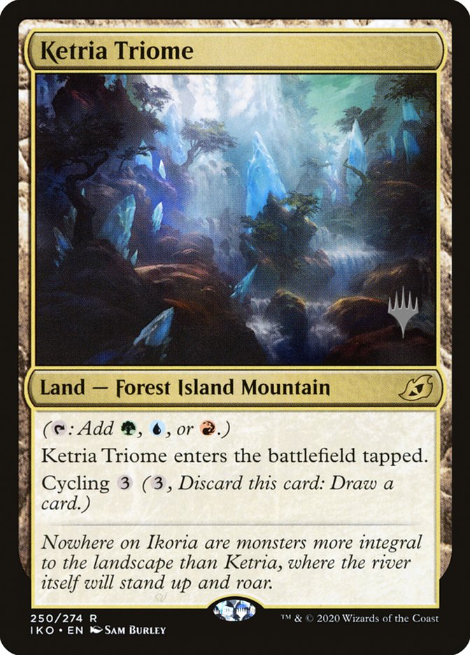 Ketria Triome (Promo Pack) [Ikoria: Lair of Behemoths Promos] | Good Games Morley