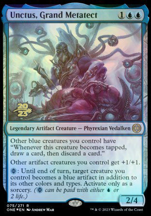 Unctus, Grand Metatect [Phyrexia: All Will Be One Prerelease Promos] | Good Games Morley