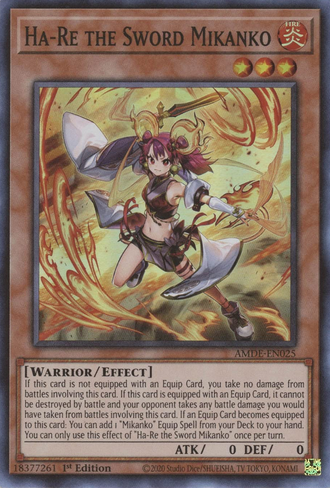 Ha-Re the Sword Mikanko [AMDE-EN025] Super Rare | Good Games Morley