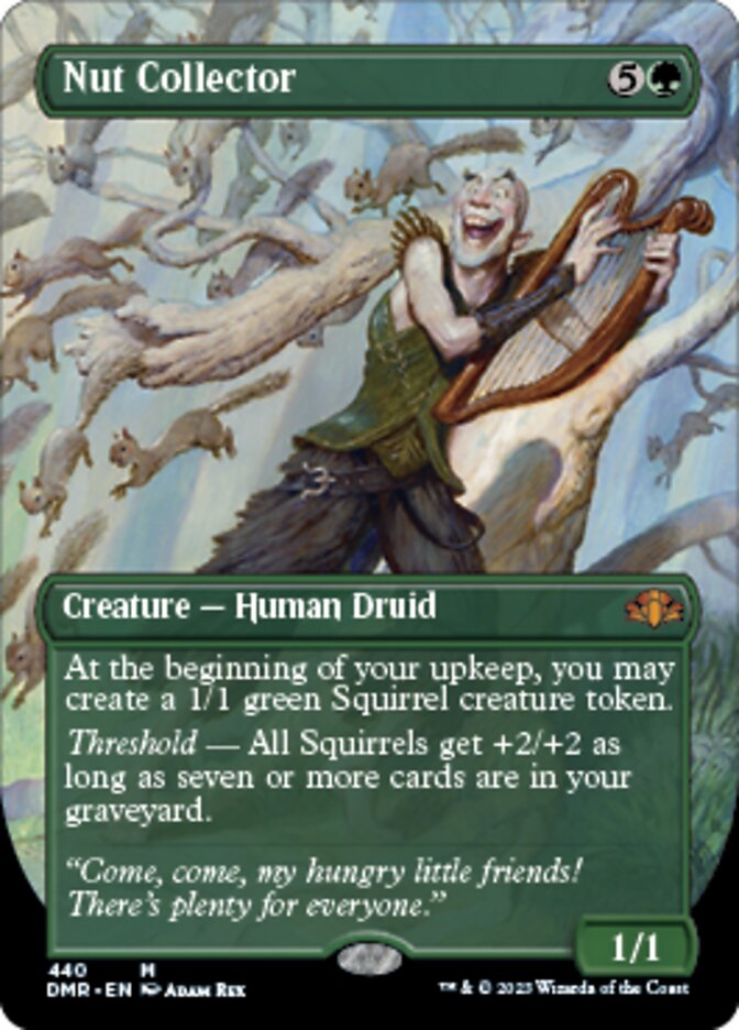 Nut Collector (Borderless Alternate Art) [Dominaria Remastered] | Good Games Morley