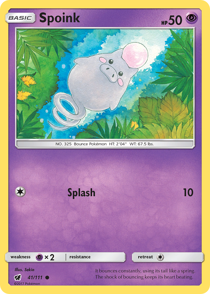 Spoink (41/111) [Sun & Moon: Crimson Invasion] | Good Games Morley