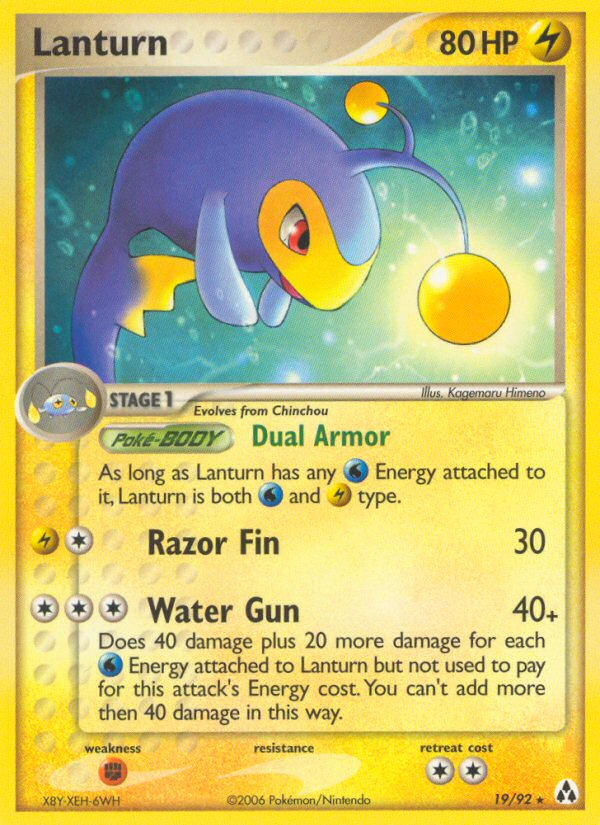 Lanturn (19/92) [EX: Legend Maker] | Good Games Morley