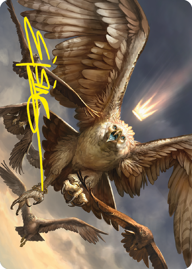 Gwaihir, Greatest of the Eagles Art Card (Gold-Stamped Signature) [The Lord of the Rings: Tales of Middle-earth Art Series] | Good Games Morley