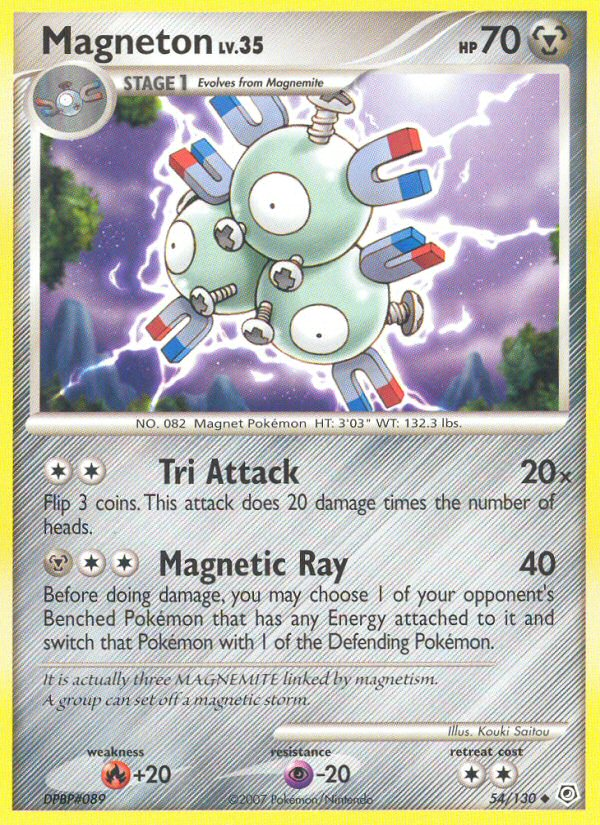Magneton (54/130) [Diamond & Pearl: Base Set] | Good Games Morley