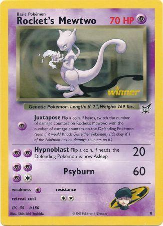 Rocket's Mewtwo (8) (Jumbo Card) [Best of Promos] | Good Games Morley