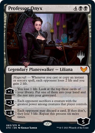 Professor Onyx (Promo Pack) [Strixhaven: School of Mages Promos] | Good Games Morley