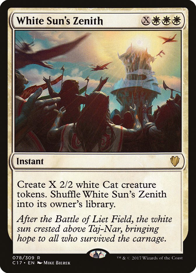 White Sun's Zenith [Commander 2017] | Good Games Morley