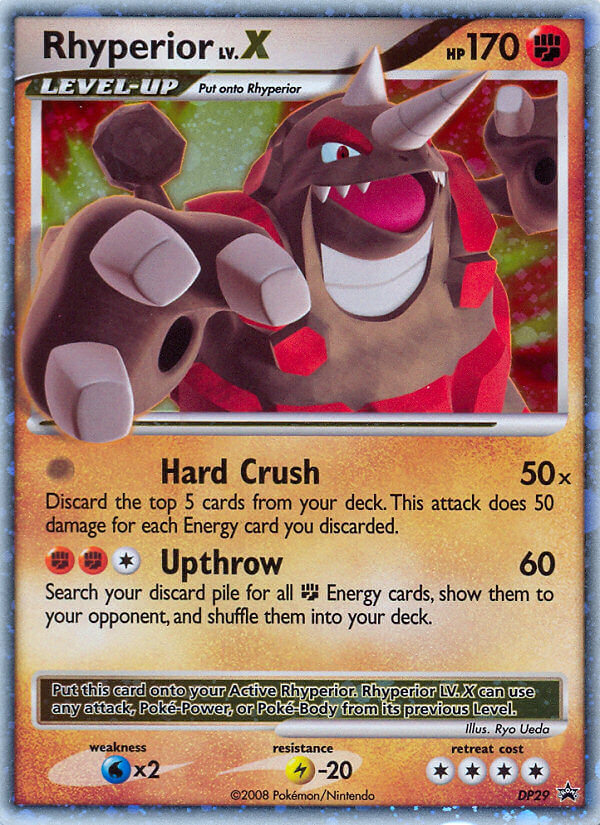 Rhyperior LV.X (DP29) [Diamond & Pearl: Black Star Promos] | Good Games Morley