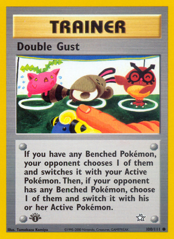 Double Gust (100/111) [Neo Genesis 1st Edition] | Good Games Morley