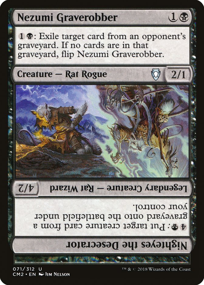 Nezumi Graverobber // Nighteyes the Desecrator [Commander Anthology Volume II] | Good Games Morley